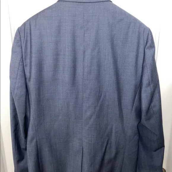 Express Photographer Fitted Suit Jacket 42R Blue - Picture 2 of 2